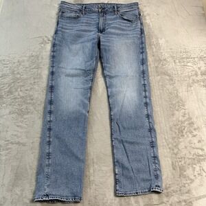 American Eagle Original Bootcut AirFlex+ Jeans Men's 36x34* Light Wash Stretch